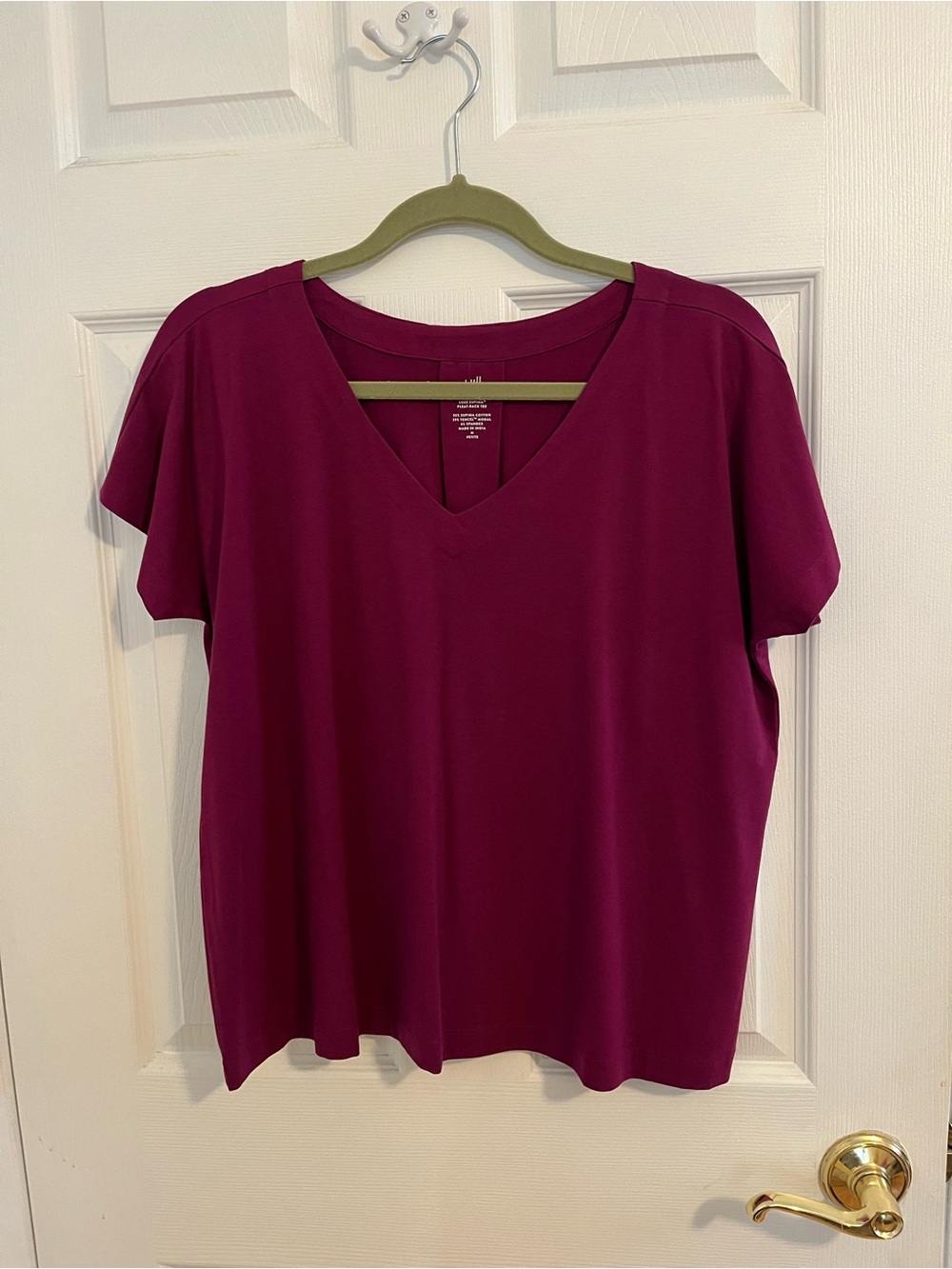 JJill Luxe Supima Scoop Neck Tee